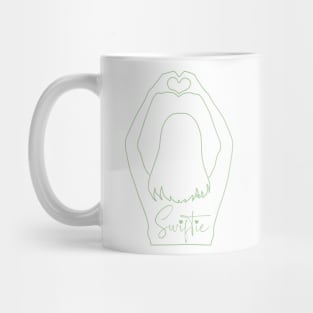 Swiftie Heart Hands - Green Mug